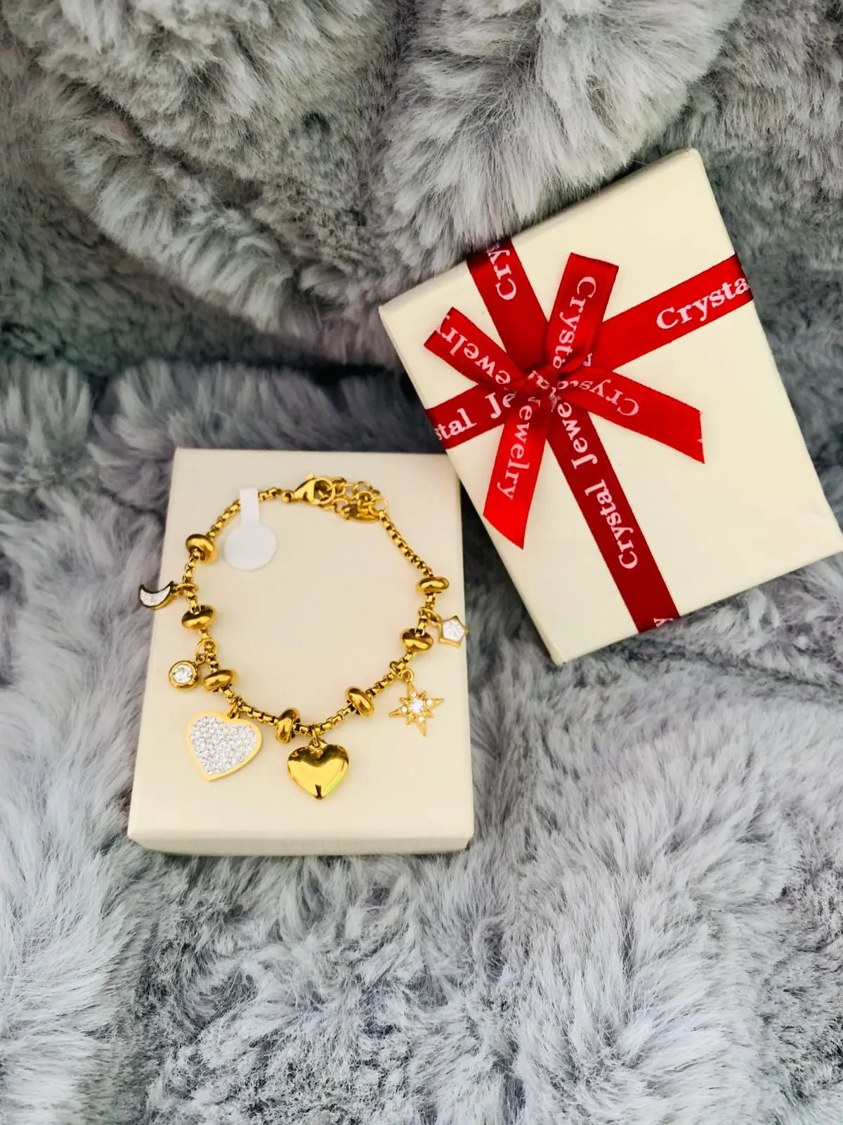 Bracelet Acier Inoxydable Breloques photo review