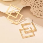 Boucle d'oreille en acier inoxydable pour un style moderne