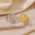 Bague en acier inoxydable parfaite pour un cadeau unique