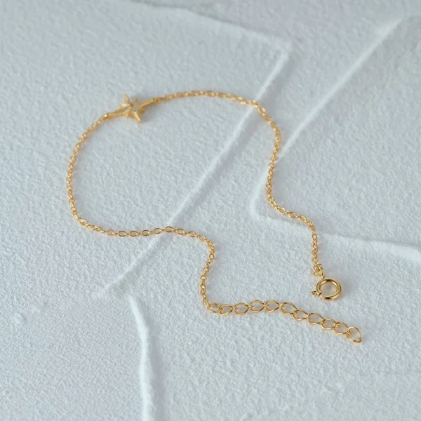 Bracelet acier inoxydable étoile, accessoire tendance