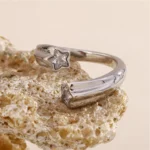 Bijoux en acier inoxydable avec design étoile filante unique